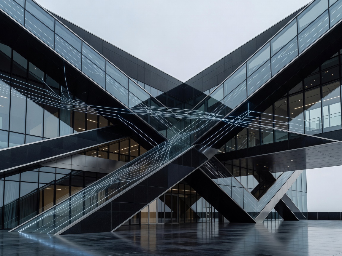 Modern architectural lines representing AI governance controls